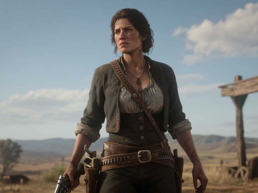 外媒提议：《荒野大镖客3》以莎迪为主角，续写未尽传奇！