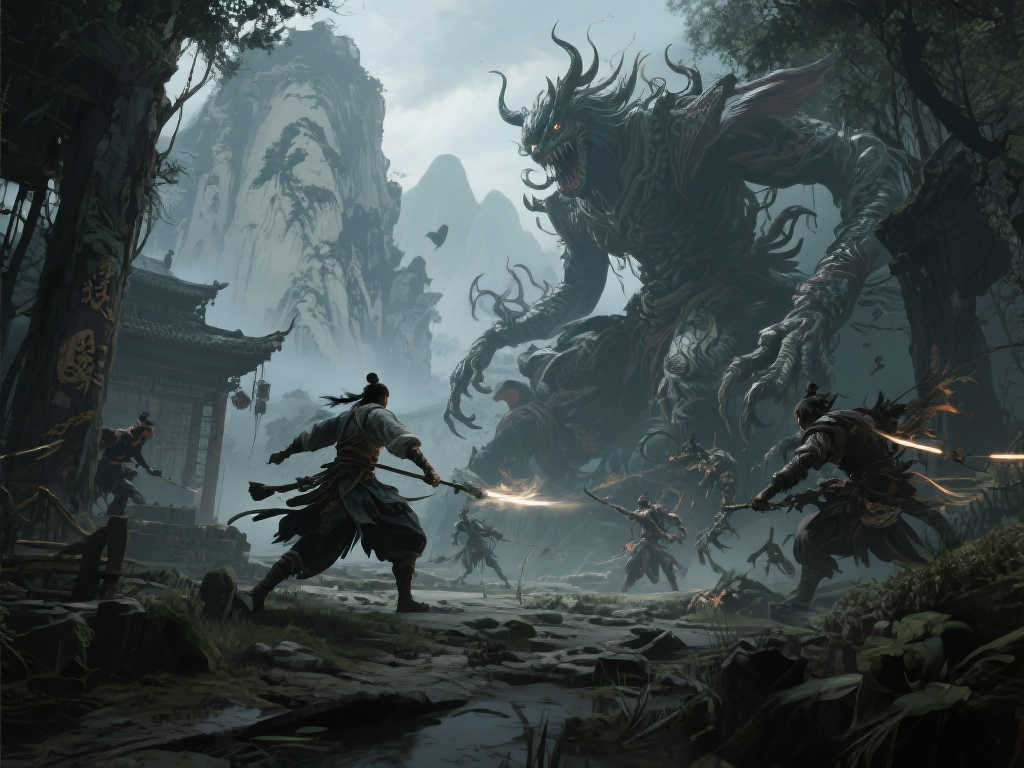 《明末：渊虚之羽》15分钟超长实机演示：武器灵活切换，多场激烈BOSS对决